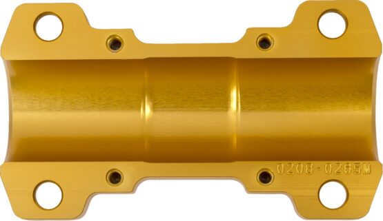Performance Machine Phatbar Gauge Relocation Adapter Gold Ops - Image 2