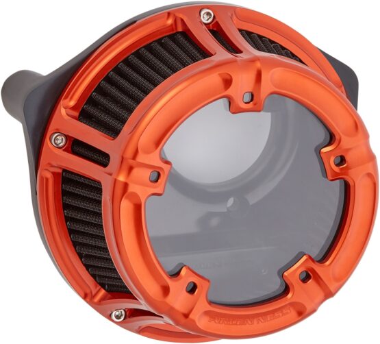Arlen Ness Method Clear Sucker Air Cleaner Kit Orange For 88-21 HD Sportster