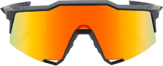 100% Speedcraft Sunglasses, Black/Red Lens, Unisex - Image 2