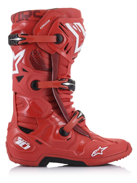 Alpinestars Tech 10 Boots Red Size 8 Off-Road Motocross - Image 2