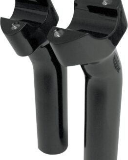 Drag Specialties Buffalo Billet Aluminum Handlebar Risers 5.5in Black Pullback