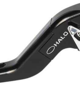 Halo Aluminum Adjustable Folding Clutch Lever - Black