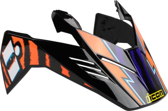 ICON Elsinore Helmet Peak Rad Dawn Orange M-L - Image 3