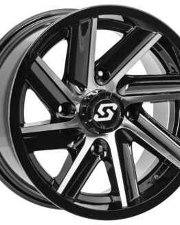 Sedona Chopper Wheel 14x7 4/156 4+3 Black Machined
