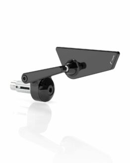 Rizoma Cut Edge Universal Bar End Mirror Left Black