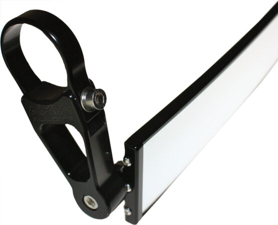 AXIA 17in Panoramic Rear View Mirror Black 1.5in Arm Clamp Mount