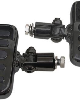 Mini Driver Floorboards Black 3/8" Mounting Bolts
