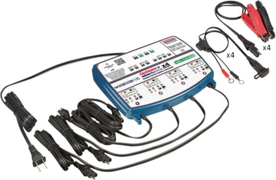 Tecmate Optimate 2 Duo 4-Bank Battery Charger Maintainer