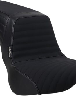Kickflip Pleated Gripp Tape Vinyl 2-Up Seat - Black