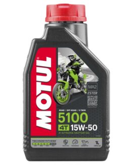 Motul 5100 4T 15W50 Synthetic Blend Engine Oil 1L