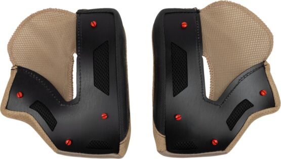 ICON Elsinore Helmet Cheek Pads 2XL Brown - Image 3