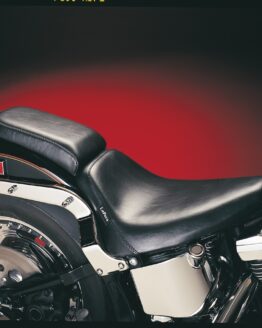 Le Pera Bare Bones Solo Gel Seat Black Fits 1984-1999 Softail