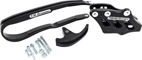 TM Designworks Chain Guide and Slider Kit Black For Kawasaki KX250 KX450 - Image 2