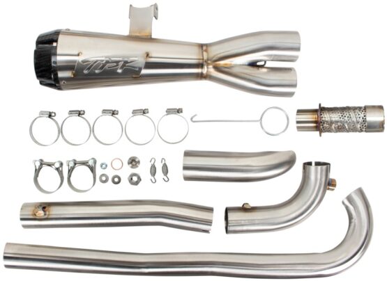 Two Brothers Comp-S 2-1 Exhaust Brushed with CF End Cap For Sportster S