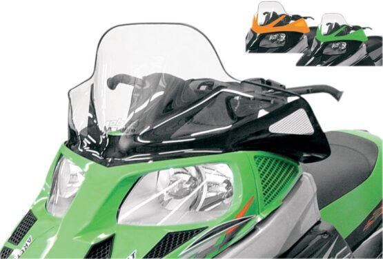 Powermadd Cobra Mid Smoke Windshield Arctic Cat F Series - Image 2