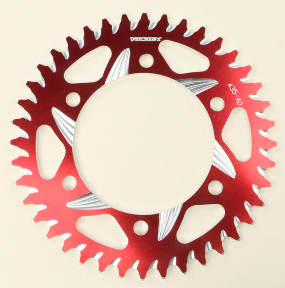 Vortex Cat5 Rear Aluminum Sprocket 41T Red 520 Fits 88-14 Kawasaki Suzuki Yamaha
