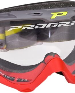 3450 Red Riot Goggles - Clear Lens w/ Roll-Off System