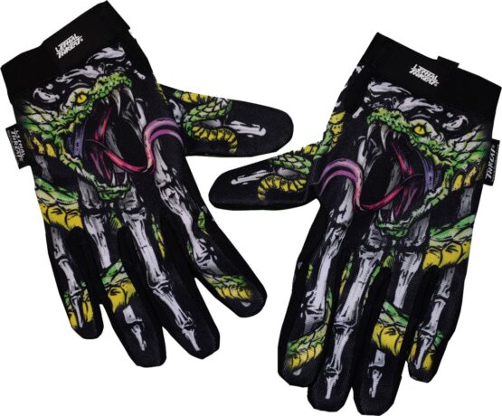 Lethal Threat Snake Bite Gloves 2XL Black Men's
