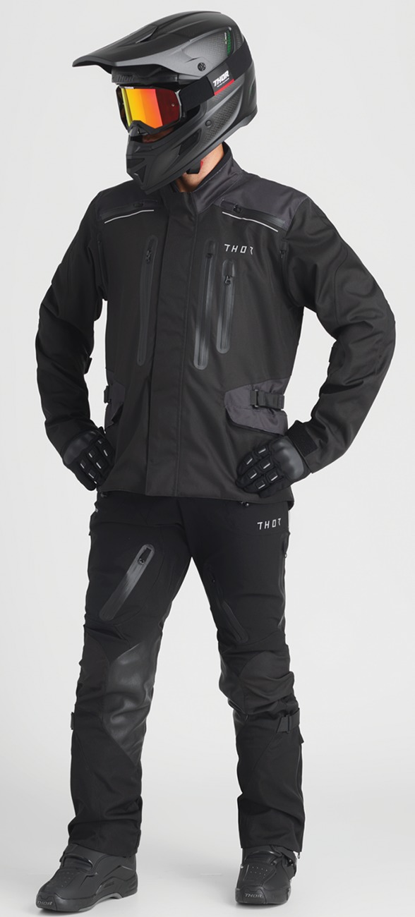 Thor Range Pants Black Mens Size 44 Waterproof Dual Sport - Image 3