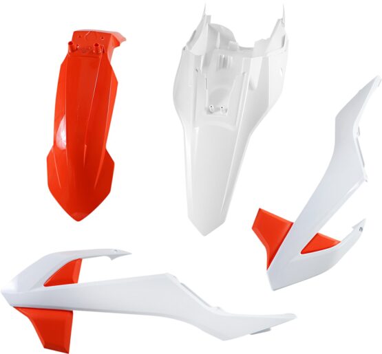 Acerbis Plastic Kit Standard White/Orange For KTM 65 SX, Gas Gas MC 65