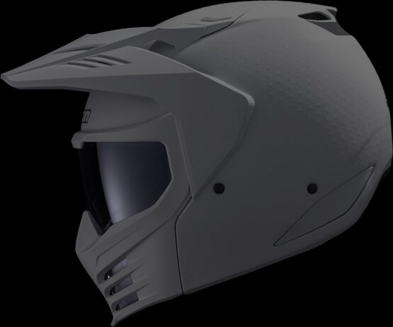ICON Elsinore Monotype Helmet Matte Gray - Small - Image 11
