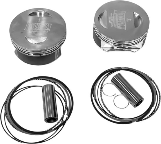 Revolution Performance Piston Kit Flat Top for 124in Monster Big Bore Twin Cam