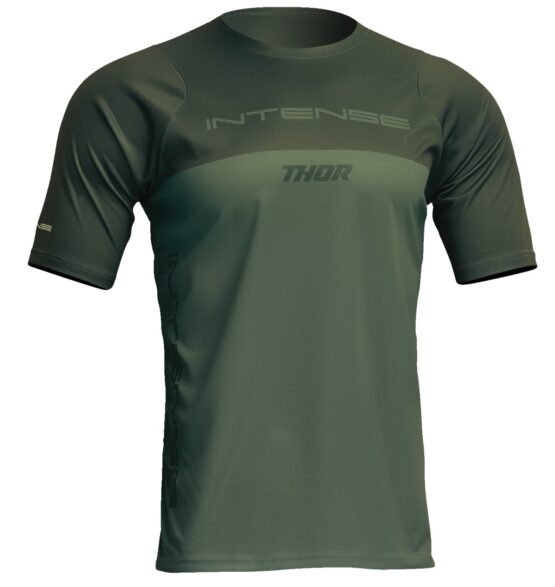 Thor Intense Assist Censis Short-Sleeve Jersey XL Forest Green Men's