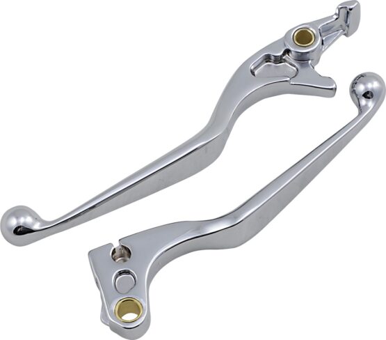 Aluminum Mechanical Brake/Clutch Lever Set Chrome - Image 2