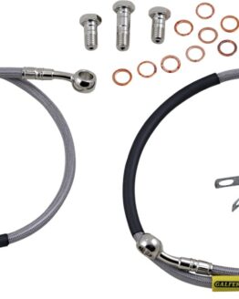 Stainless Steel Front 2-Lines Brake Line Kit