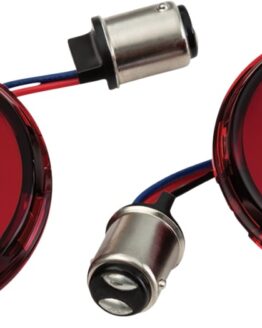 Tracer L.E.D. Rear Turn Signal Insert Red Light Red Lens 1157
