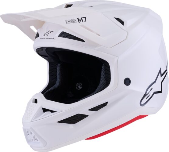 Alpinestars SM7 MX Helmet Solid Gloss White XL