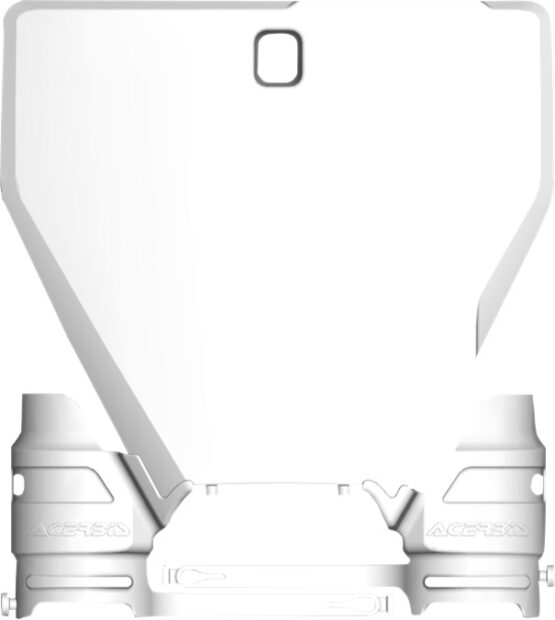 19-22 Husqvarna 125-450 TC/ TX/ FX/ FC Raptor Front Number Plate - 20 White - Image 2