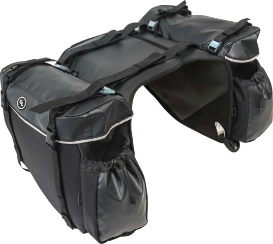 Giant Loop Siskiyou Panniers 70L Black Motorcycle Saddlebag Set
