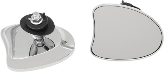 Drag Specialties Deluxe Fairing Mount Mirrors Chrome Pair For Harley Street Glide - Image 2