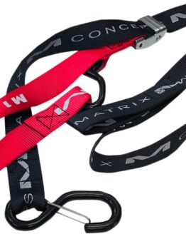 Matrix Concepts E-Series 1 Inch Tie-Downs Red Pair