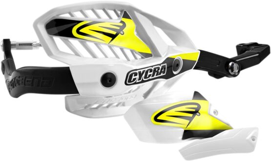 Cycra Probend Ultra Handguards w/HCM Clamp 1-1/8" - White - Image 2