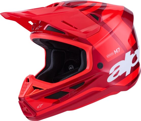 Alpinestars SM7 Core Helmet Gloss Red Small