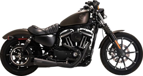 Vance & Hines SS 2-1 Black Full System Exhaust Fits Sportster 2004-2013 - Image 2