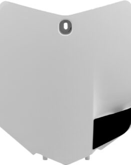 Front Number Plate - White