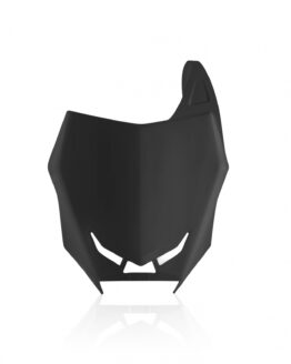 Black Front Number Plate