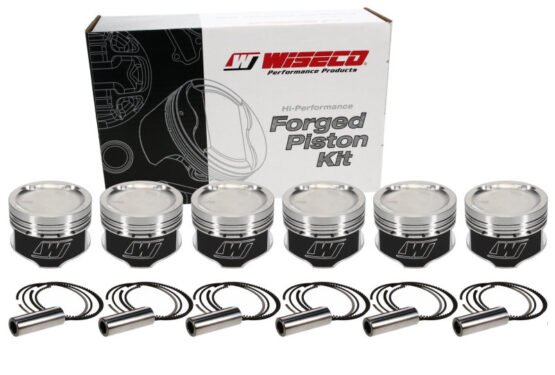 Wiseco Turbo 84mm Piston Kit -16cc Dished Fits Toyota 7MGTE 3.0L 24V - Image 4