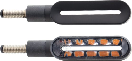 Koso Cyclone Sequential LED Turn Signals Black Pair - Image 3