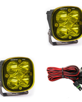 Squadron Pro Series Spot Pattern LED Light Pods - Amber by Baja Designs