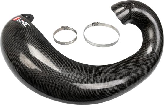 E-Line Carbon Fiber Pipe Guard For KTM, Husqvarna, GasGas 250/300 19-23