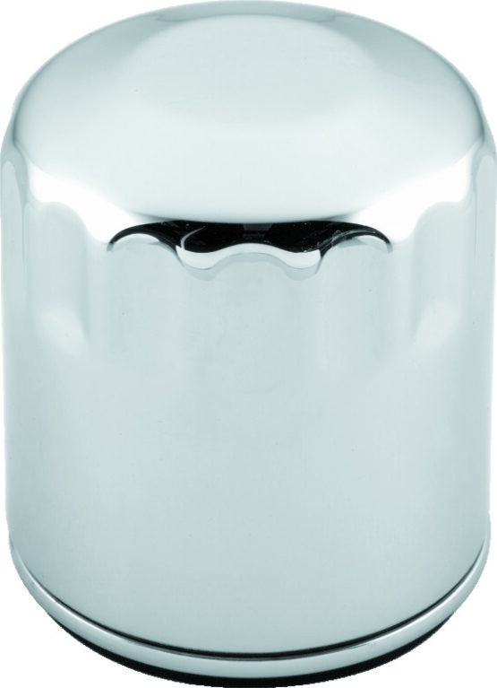 S&S Cycle Chrome Oil Filter 12 Pack For Harley-Davidson Models