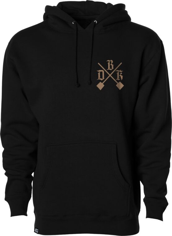 DBK Camo Shovels Hoodie Black Large