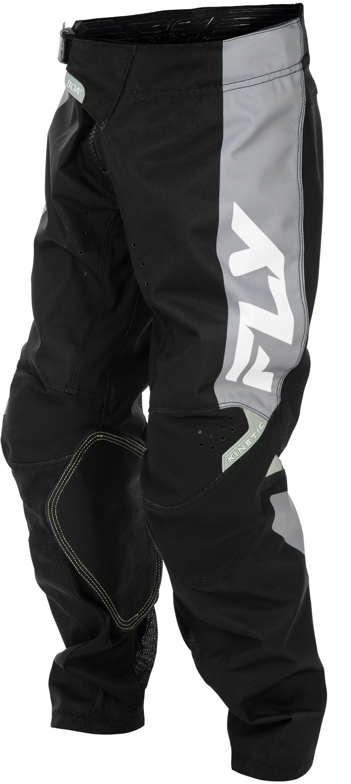 Fly Racing Youth Kinetic Pants Black/Grey Size 24 - Image 3