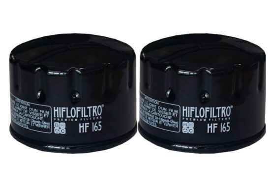 HF165 Oil Filter - Black - 2 Pack
