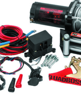 QuadBoss 3500Lb Winch with Wire Cable