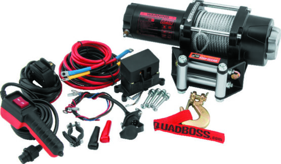QuadBoss 3500Lb Winch with Wire Cable